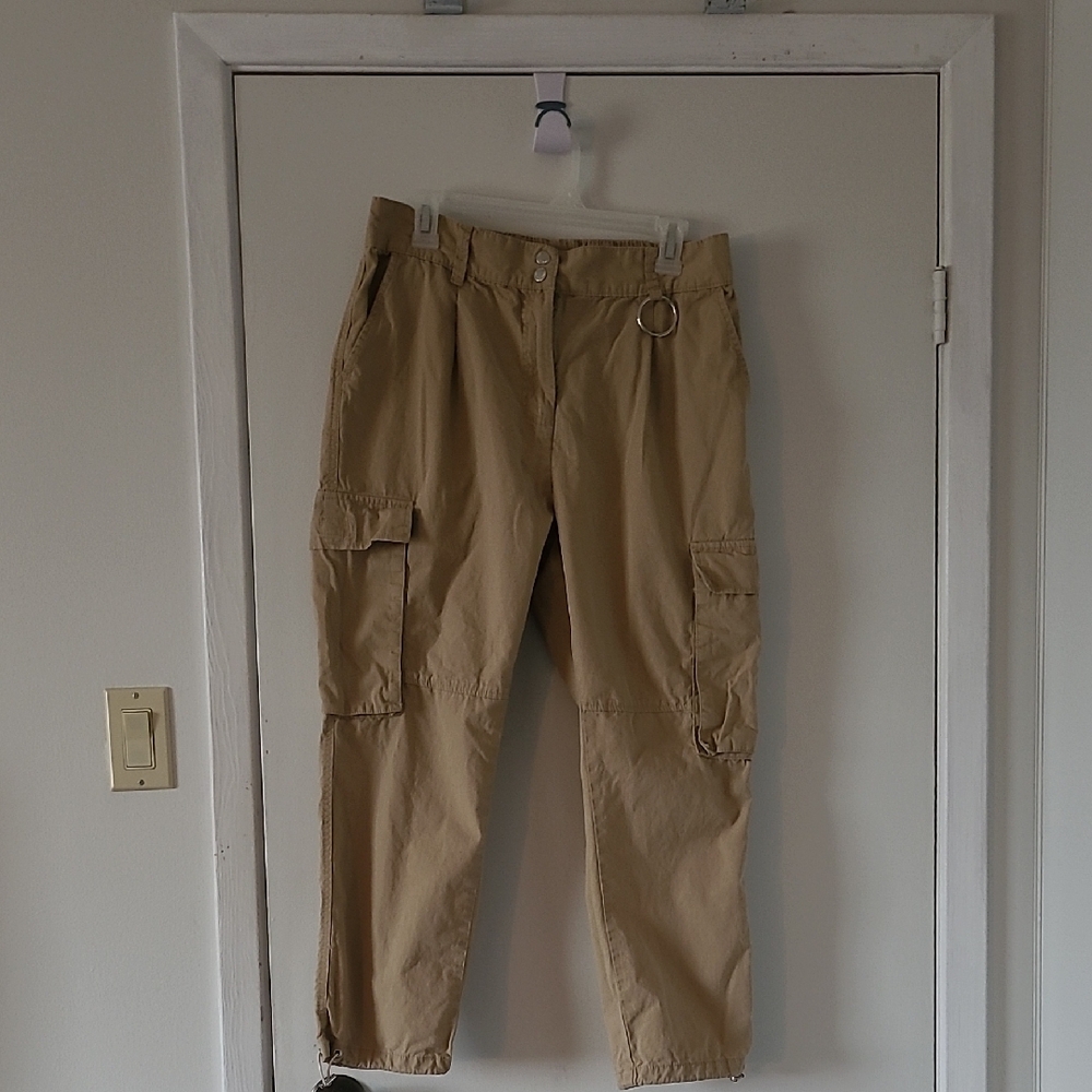 🩷2 For$14🩷 Bluenotes Woman's XL Tan Cargo Pants